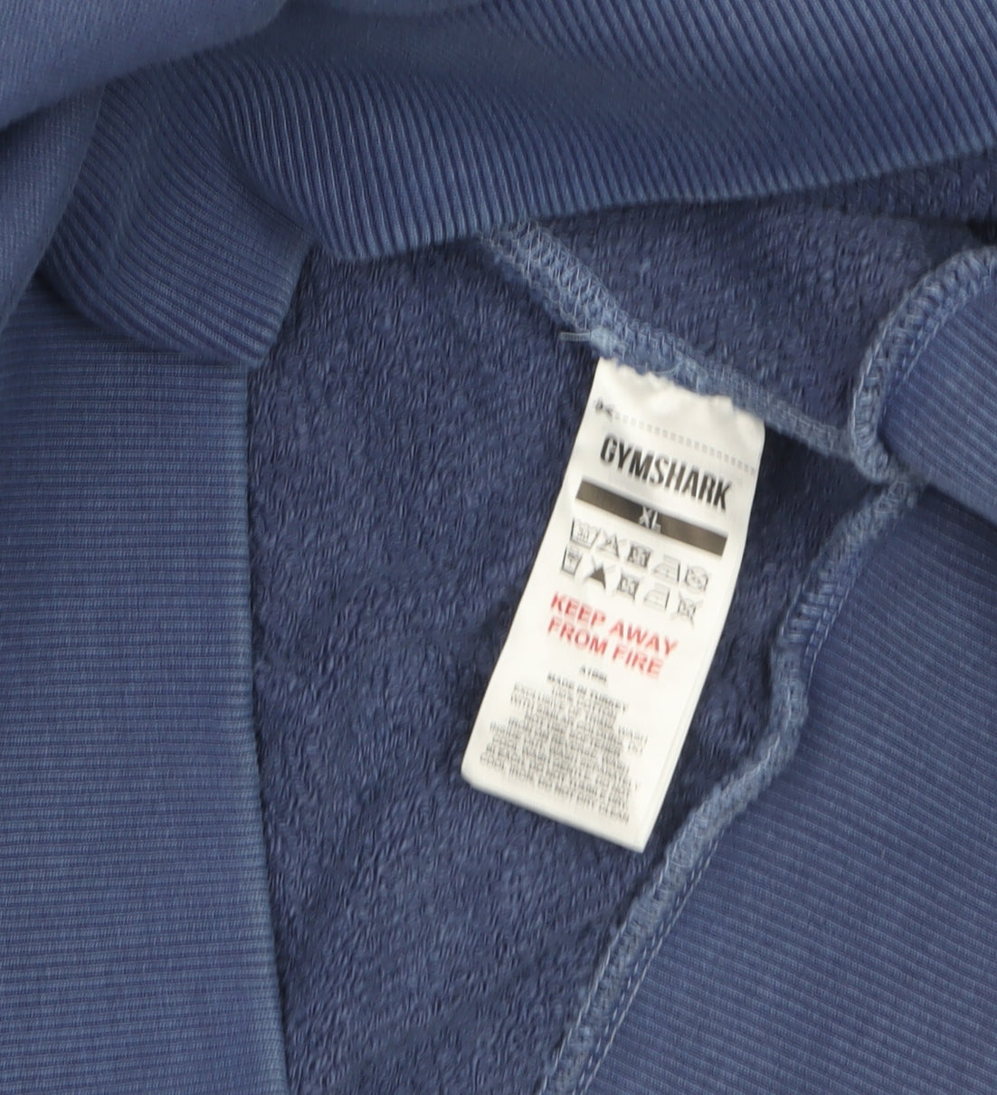 Gymshark Men's Blue XL Pullover Sweatshirt Crew Neck Fleece