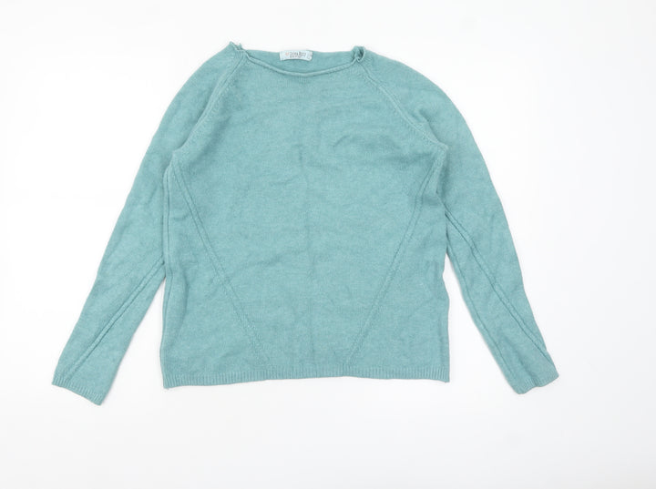 Luisa Ricci Women's Green Knit Pullover Jumper Size S