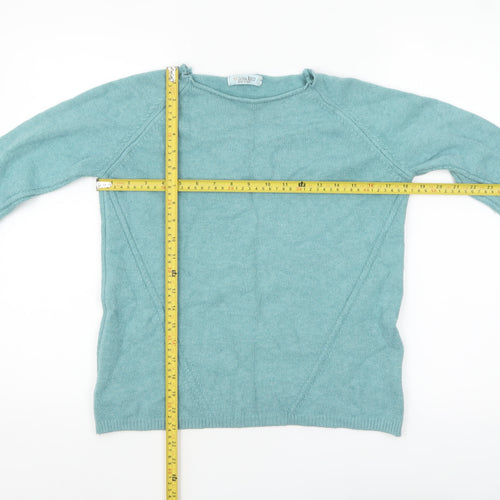Luisa Ricci Women's Green Knit Pullover Jumper Size S