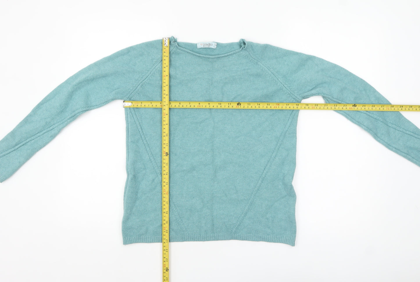 Luisa Ricci Women's Green Knit Pullover Jumper Size S