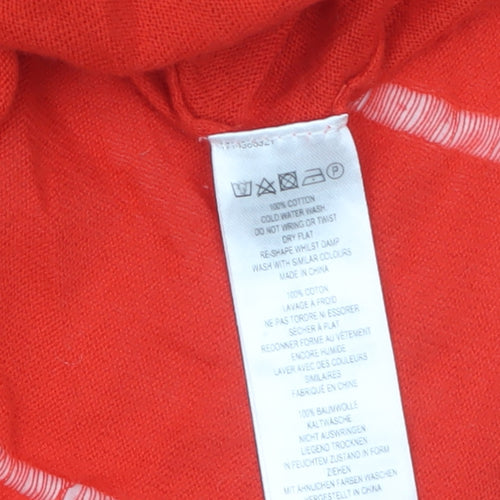Great Plains Women Red Knit Cotton Pullover Jumper M