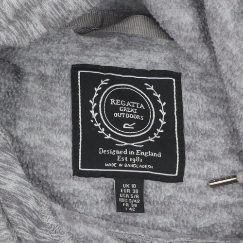 Regatta Women's Grey Pullover Hoodie UK 10 Polyester Fleece Outdoor
