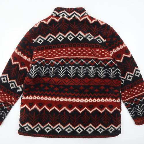 Cotton Traders Mens Multicolour XL Fleece Henley Sweatshirt