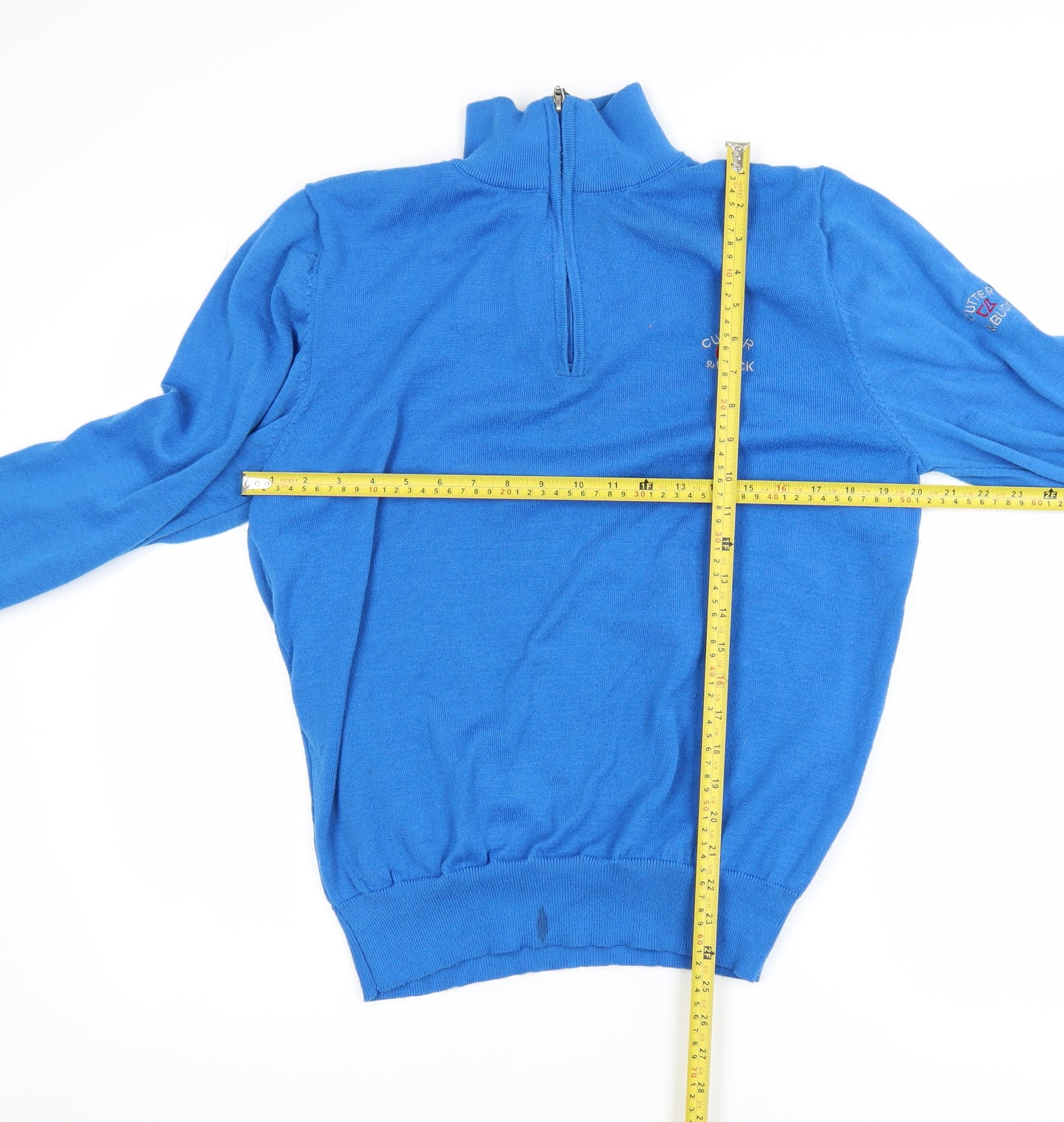 Cutter & Buck Men's Blue 1/2 Zip Basic Active Jacket M