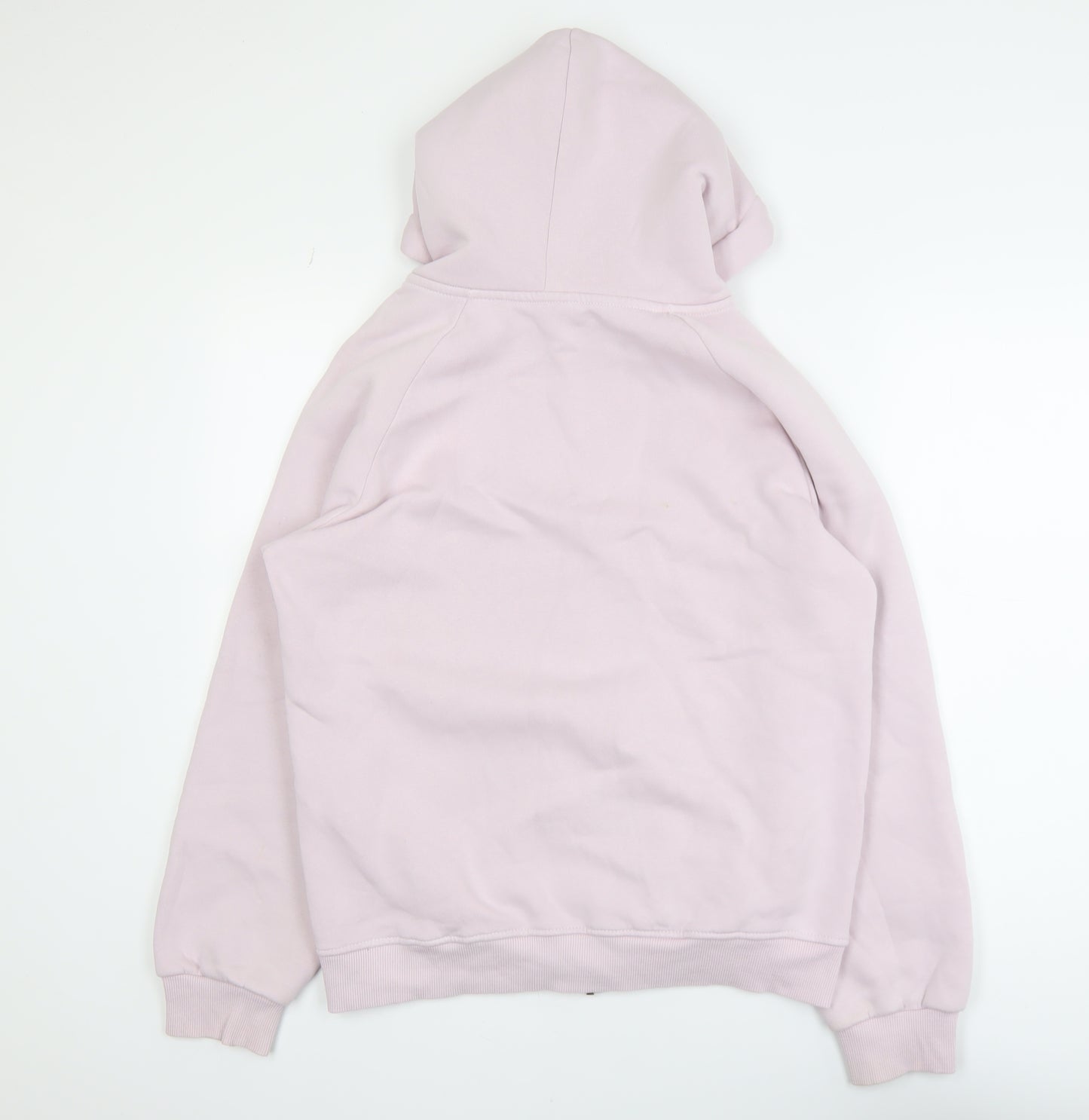 Nike Women's Pink 2XL Cotton Full Zip Hooded Track Jacket