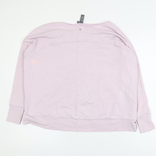Sweaty Betty Women's Pink Pullover Sweatshirt Size S Cotton Modal