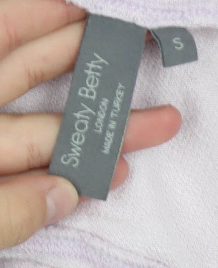 Sweaty Betty Women's Pink Pullover Sweatshirt Size S Cotton Modal