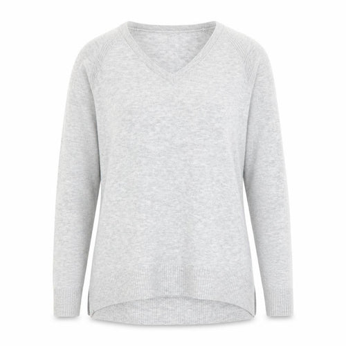 Gap Women’s Grey V-Neck Merino Wool Blend Jumper XS