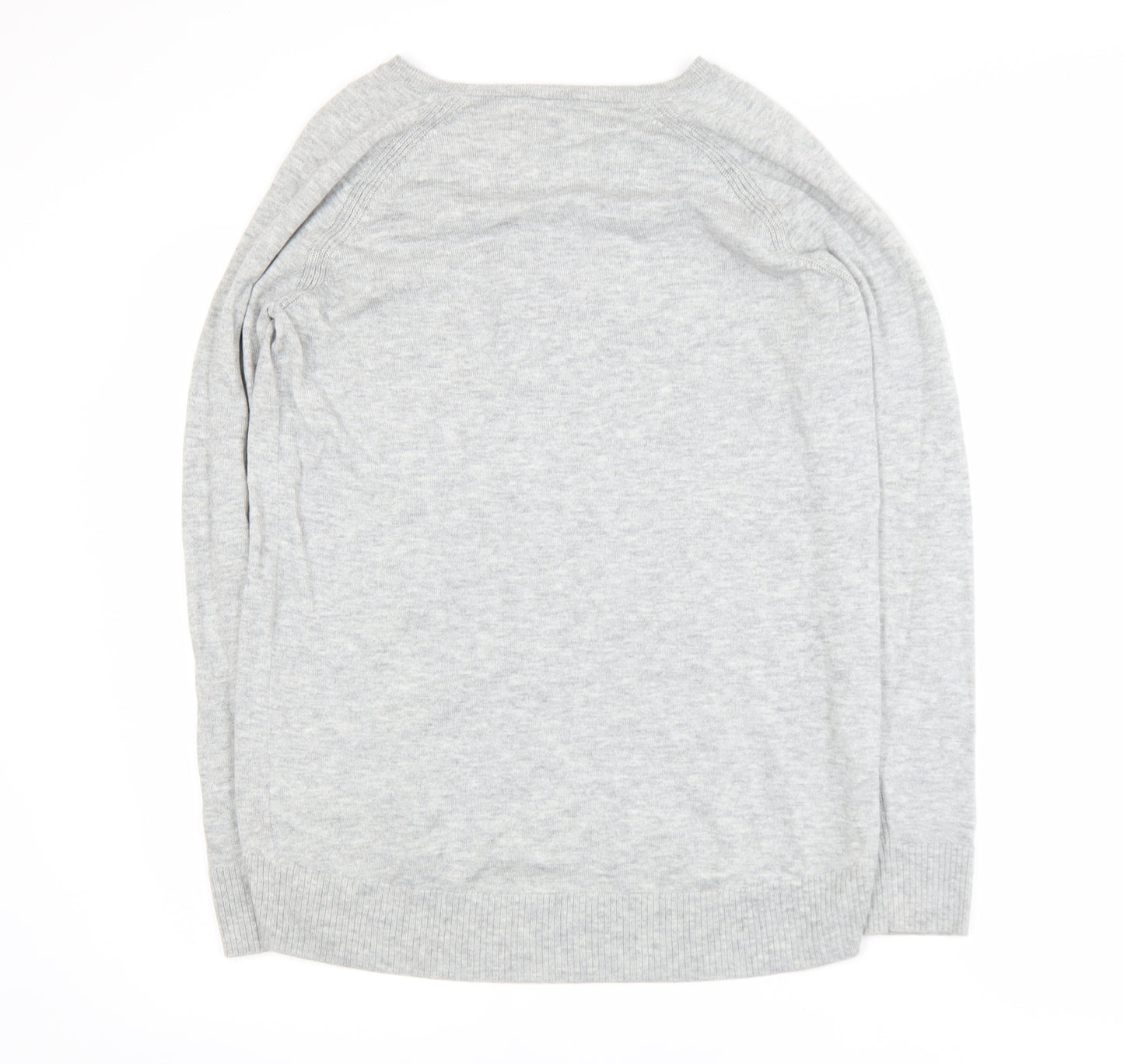 Gap Women’s Grey V-Neck Merino Wool Blend Jumper XS