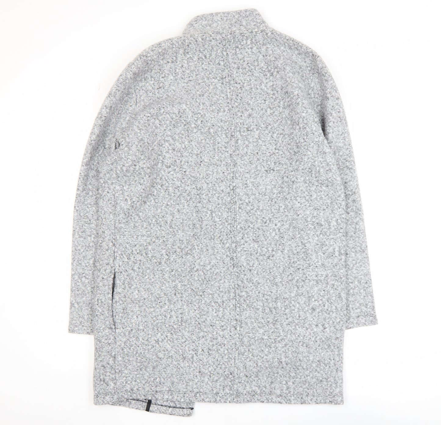 F&F Women’s Grey Wool Blend Mid Length Overcoat Size 12