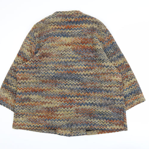 Marks and Spencer Per Una Multicoloured Tweed Patterned Jacket XL