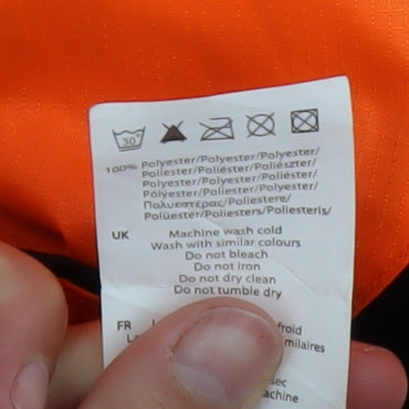 Muddyfox Men's Orange XL Windbreaker Cycling Jacket