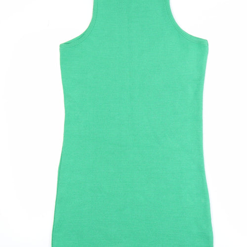 ASOS DESIGN Women’s Green Knit Tank Dress Size 14