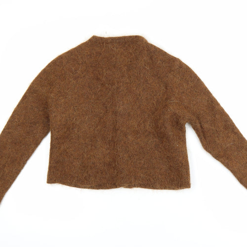 Marks and Spencer Women’s Brown Alpaca Wool Button Cardigan M
