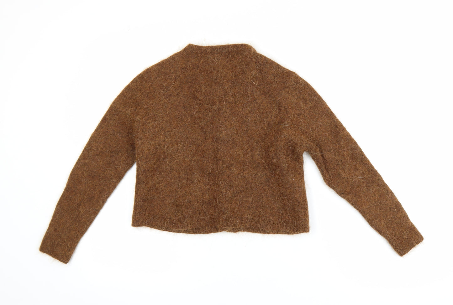 Marks and Spencer Women’s Brown Alpaca Wool Button Cardigan M