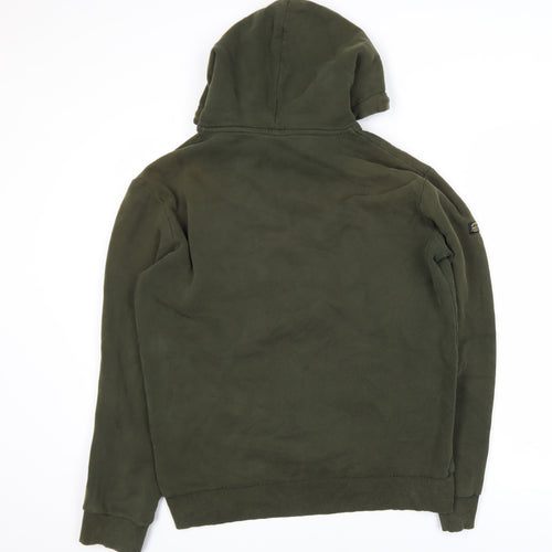 Superdry Men’s Green Pullover Hoodie Size L Regular Fit