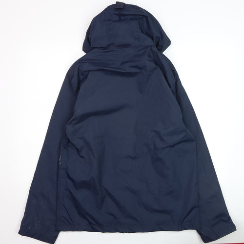 Regatta Men Blue M Waterproof Hooded Rain Jacket