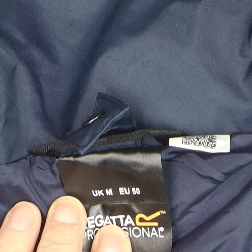 Regatta Men Blue M Waterproof Hooded Rain Jacket