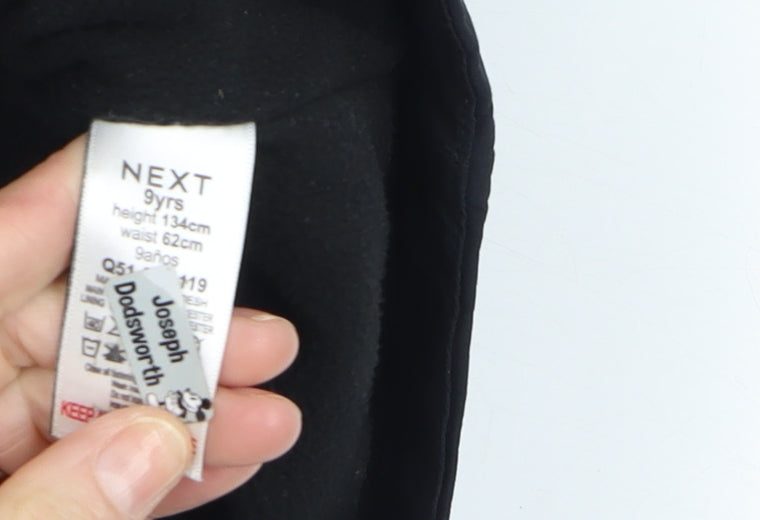 Next Boys Black Waterproof Softshell Hooded Rain Coat 9 Years