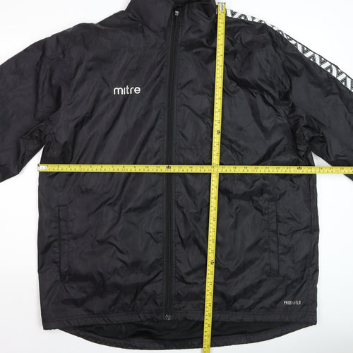 Mitre Men's Black XL Windbreaker Sports Jacket