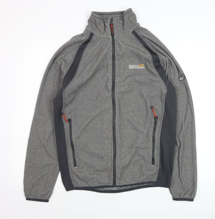 Regatta Men's Grey Mid-Length Full Zip Outdoor Active Jacket M