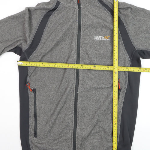 Regatta Men's Grey Mid-Length Full Zip Outdoor Active Jacket M