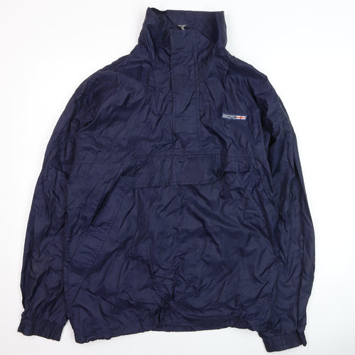 Le Coq Sportif Men's Blue Windbreaker Jacket Size M Regular Fit