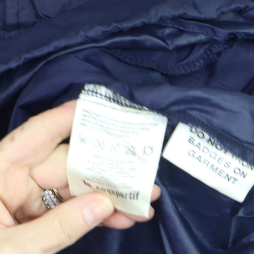 Le Coq Sportif Men's Blue Windbreaker Jacket Size M Regular Fit