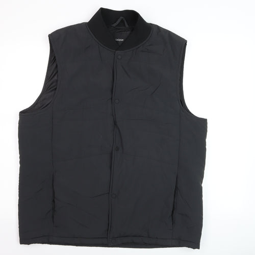 Matinique Men’s Black XL Padded Nylon Waistcoat Gilet Casual