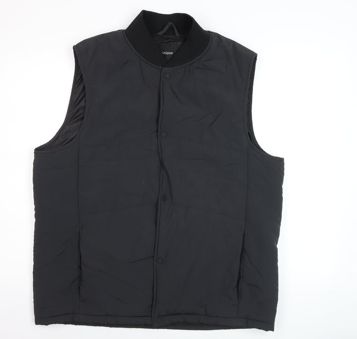 Matinique Men’s Black XL Padded Nylon Waistcoat Gilet Casual
