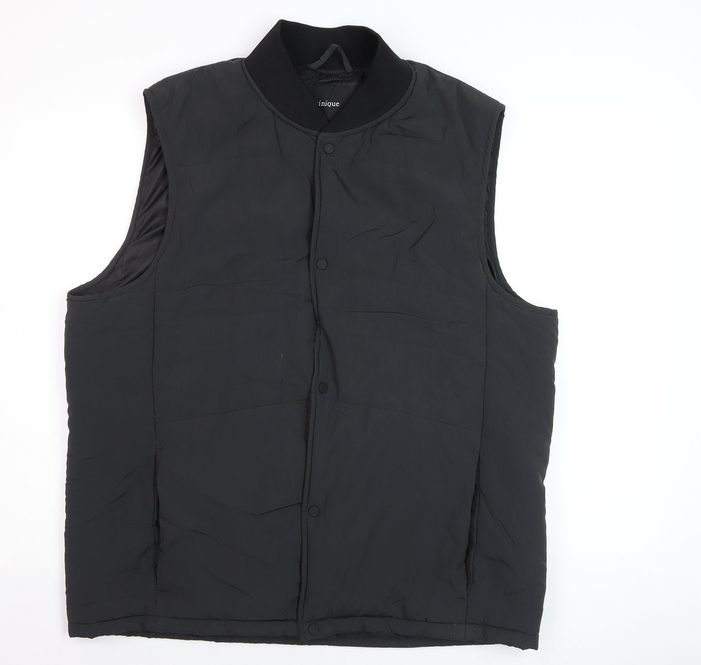 Matinique Men’s Black XL Padded Nylon Waistcoat Gilet Casual