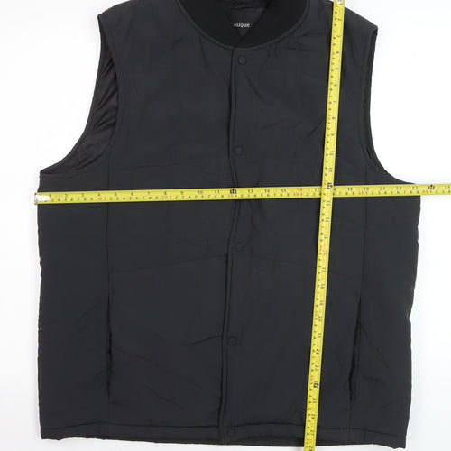 Matinique Men’s Black XL Padded Nylon Waistcoat Gilet Casual