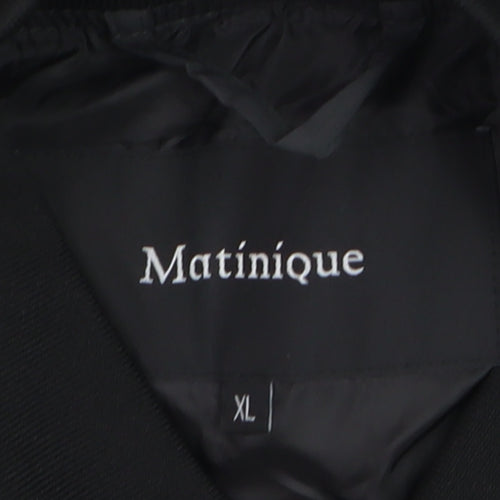 Matinique Men’s Black XL Padded Nylon Waistcoat Gilet Casual