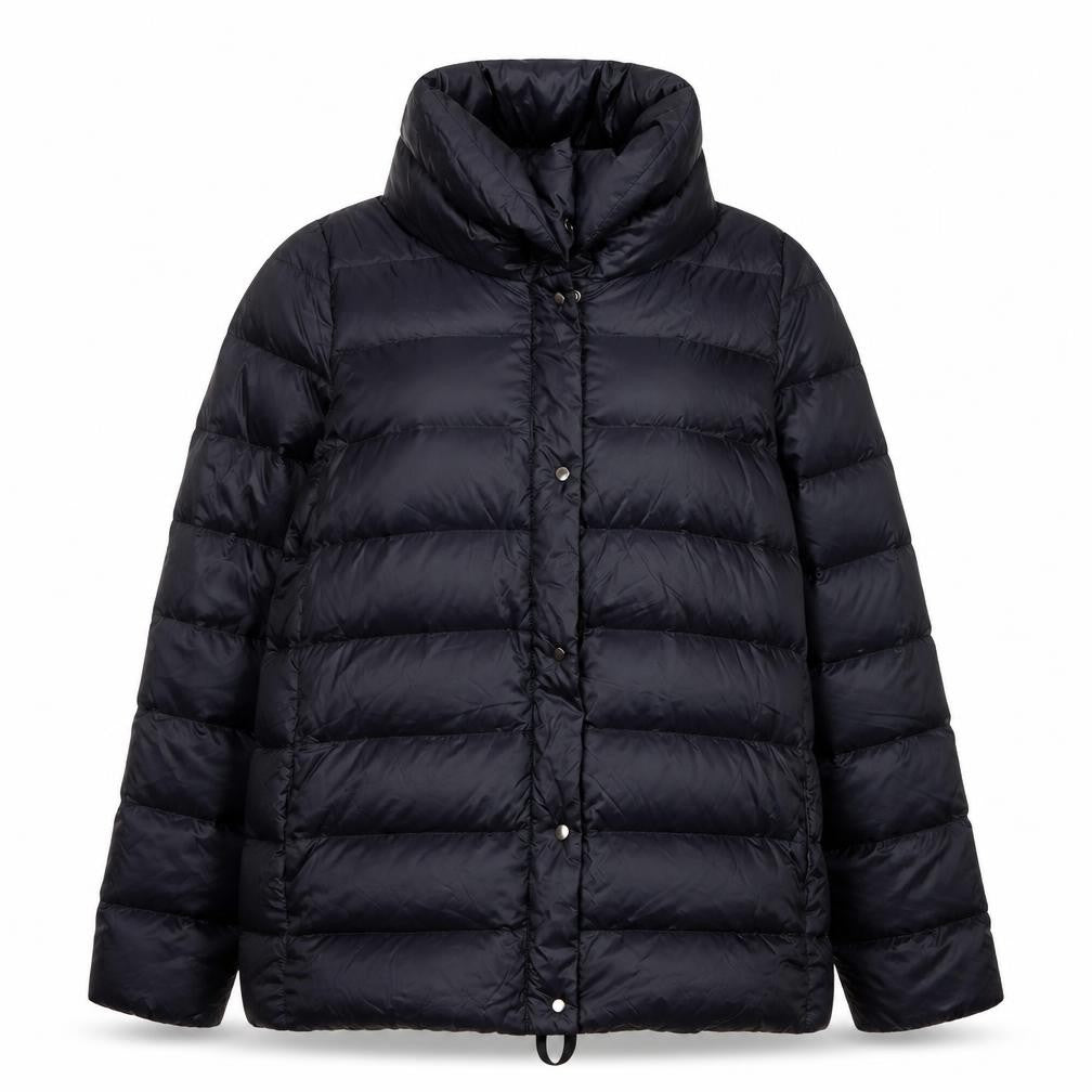 Mango Womens Black Puffer Jacket Medium Down-Filled Winter Coat