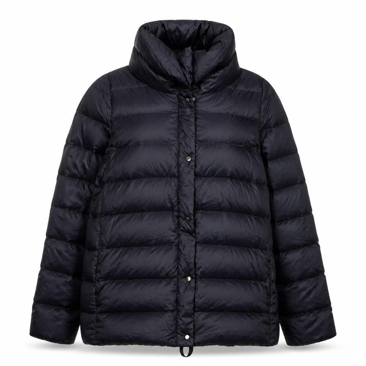 Mango Womens Black Puffer Jacket Medium Down-Filled Winter Coat