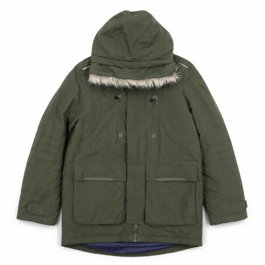 Regatta Boys Green Parka Coat 11-12 Years Hooded Waterproof Winter Jacket