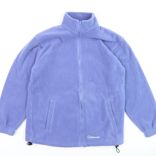 Outdoorscene Womens Purple Fleece Full Zip Jacket Size 12 Regular Fit
