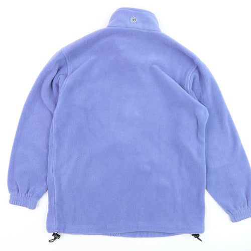 Outdoorscene Womens Purple Fleece Full Zip Jacket Size 12 Regular Fit