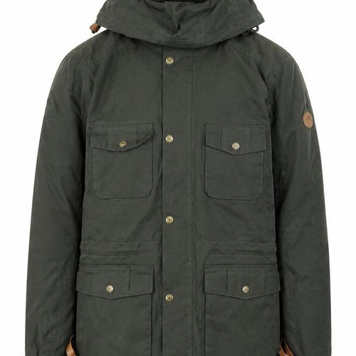 Trespass Men's Green XS Waterproof Hooded Parka Jacket