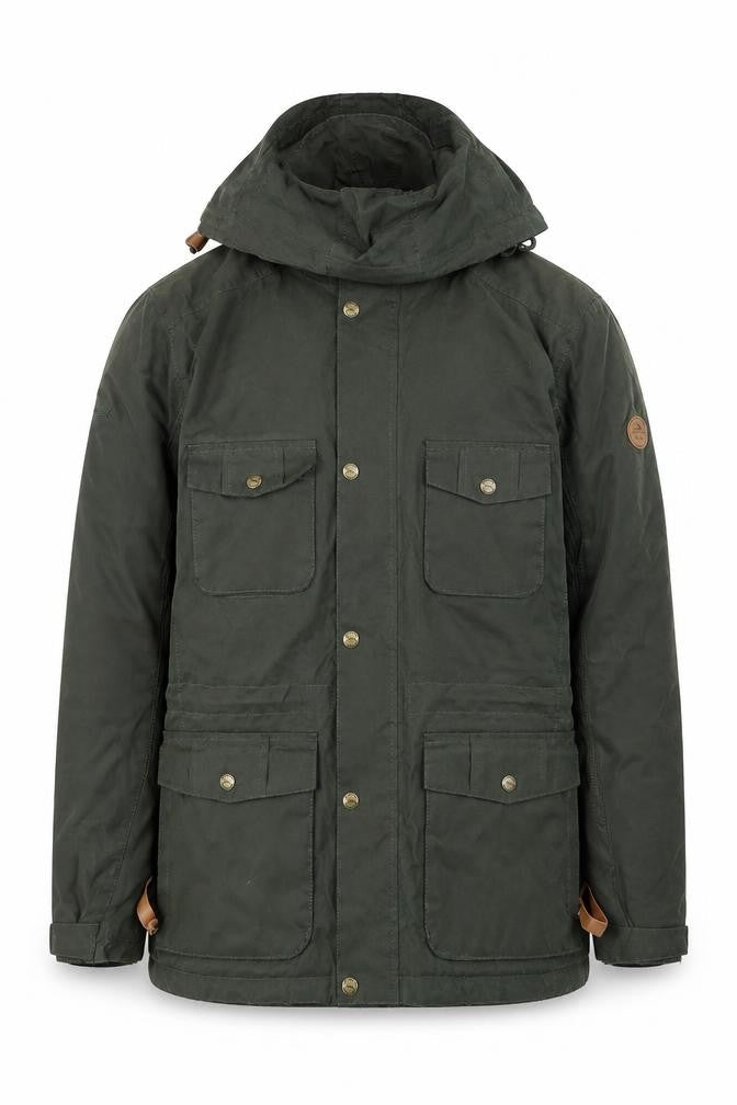 Trespass Men's Green XS Waterproof Hooded Parka Jacket