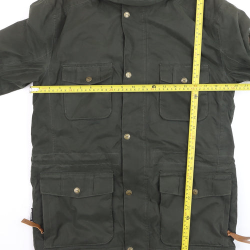 Trespass Men's Green XS Waterproof Hooded Parka Jacket