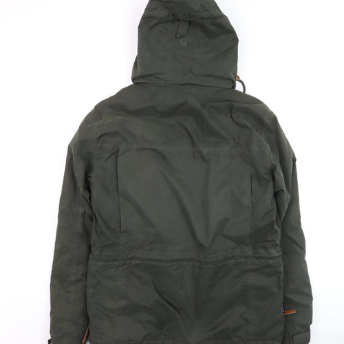 Trespass Men's Green XS Waterproof Hooded Parka Jacket