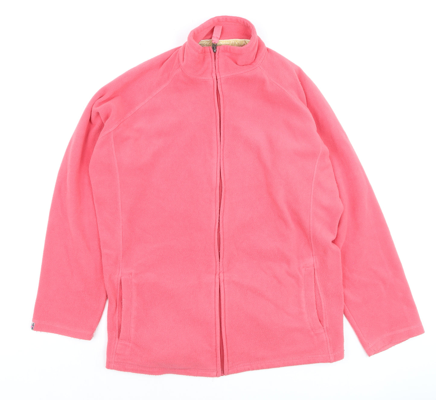 Country Rose Womens Pink Fleece Full Zip Jacket XL Walking Outdoor