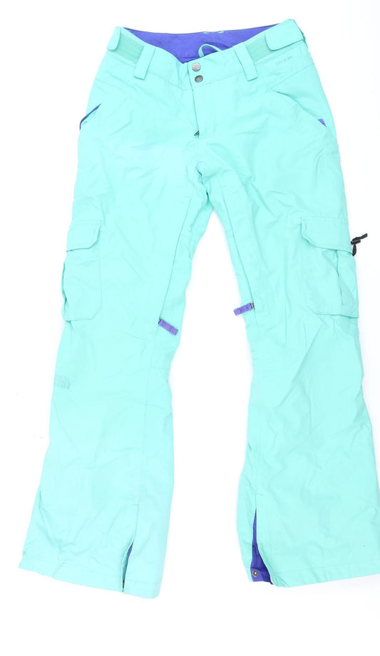 The North Face Womens Blue XS HyVent Snow Pants Waterproof Trousers