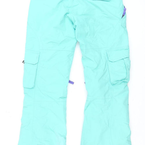The North Face Womens Blue XS HyVent Snow Pants Waterproof Trousers