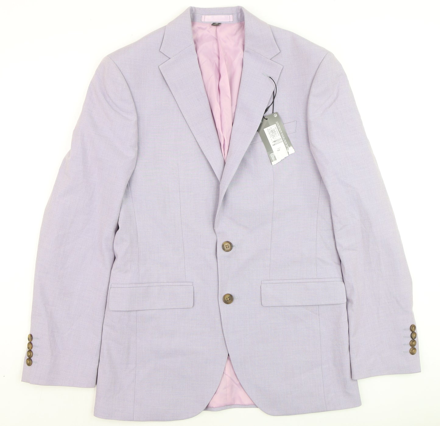 Men’s Purple 36 Regular Blazer Jacket Formal Classic Style