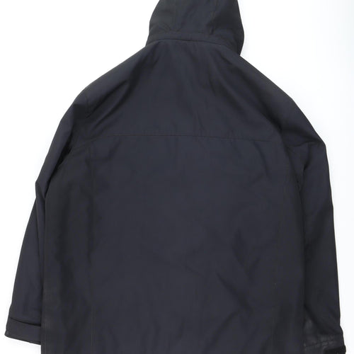 Weatherproof Men’s Black XL Waterproof Hooded Rain Jacket