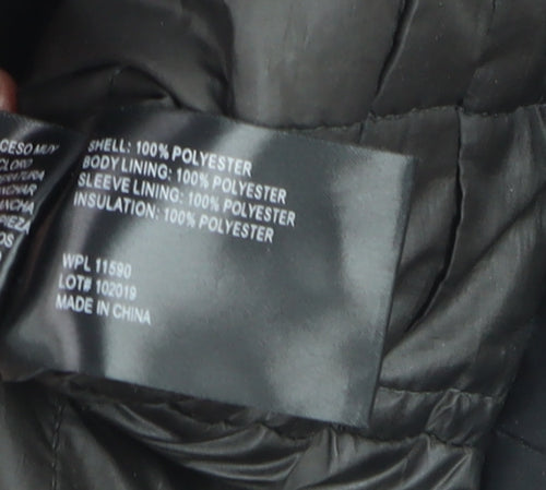 Weatherproof Men’s Black XL Waterproof Hooded Rain Jacket