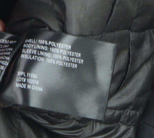 Weatherproof Men’s Black XL Waterproof Hooded Rain Jacket