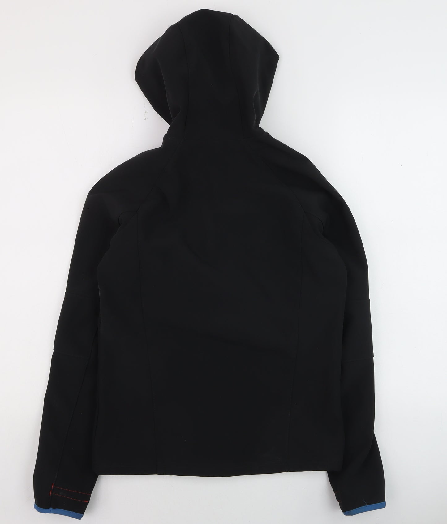 Quechua Teens Black Softshell Hooded Hiking Jacket Size 164